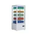 TCBD108L Four Sided Countertop Display Fridge 447x400x1194mm