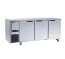 Stainless Steel Triple Door Workbench Fridge - TS1800TN-3D