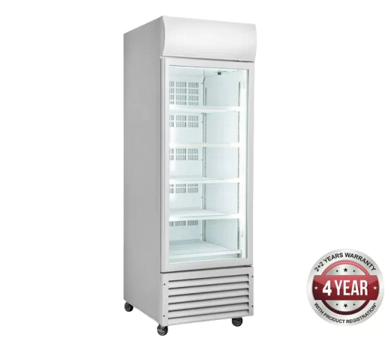 Thermaster 370L Single Glass Door Colourbond Upright Drink Fridge LG-370PT