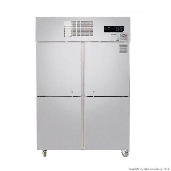SUF1000 TROPICAL Thermaster 4 x ½ door SS Freezer