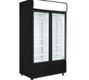 Thermaster 1000L Colourbond Upright Beverage Fridge 2 Doors Black LG-1000BP