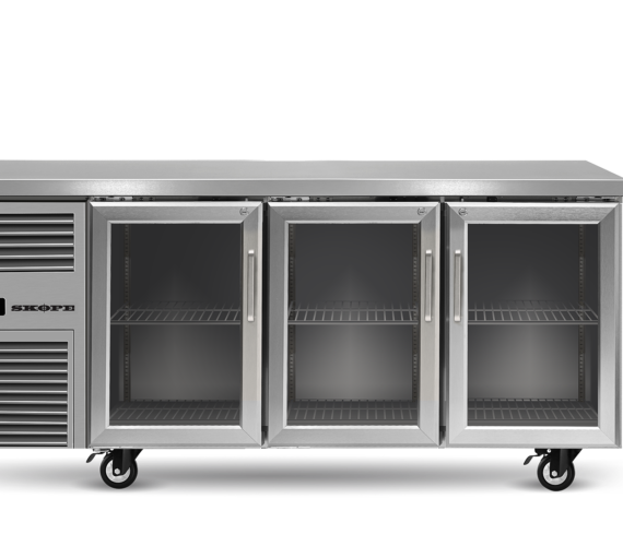 ReFlex 3 Glass Door Underbench GN 1/1 Compatible Fridge