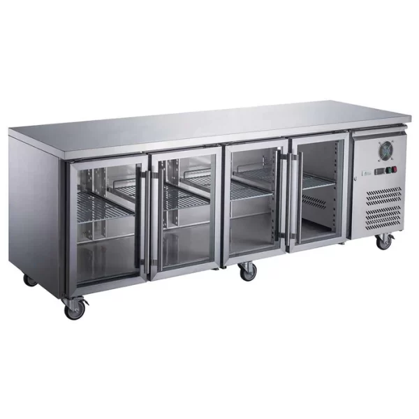 ReFlex 4 Glass Door Underbench GN 1/1 Compatible Fridge